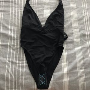 Black One Piece Swimsuit